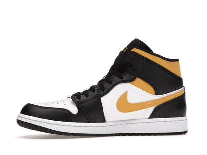 Jordan 1 Mid White Pollen Black