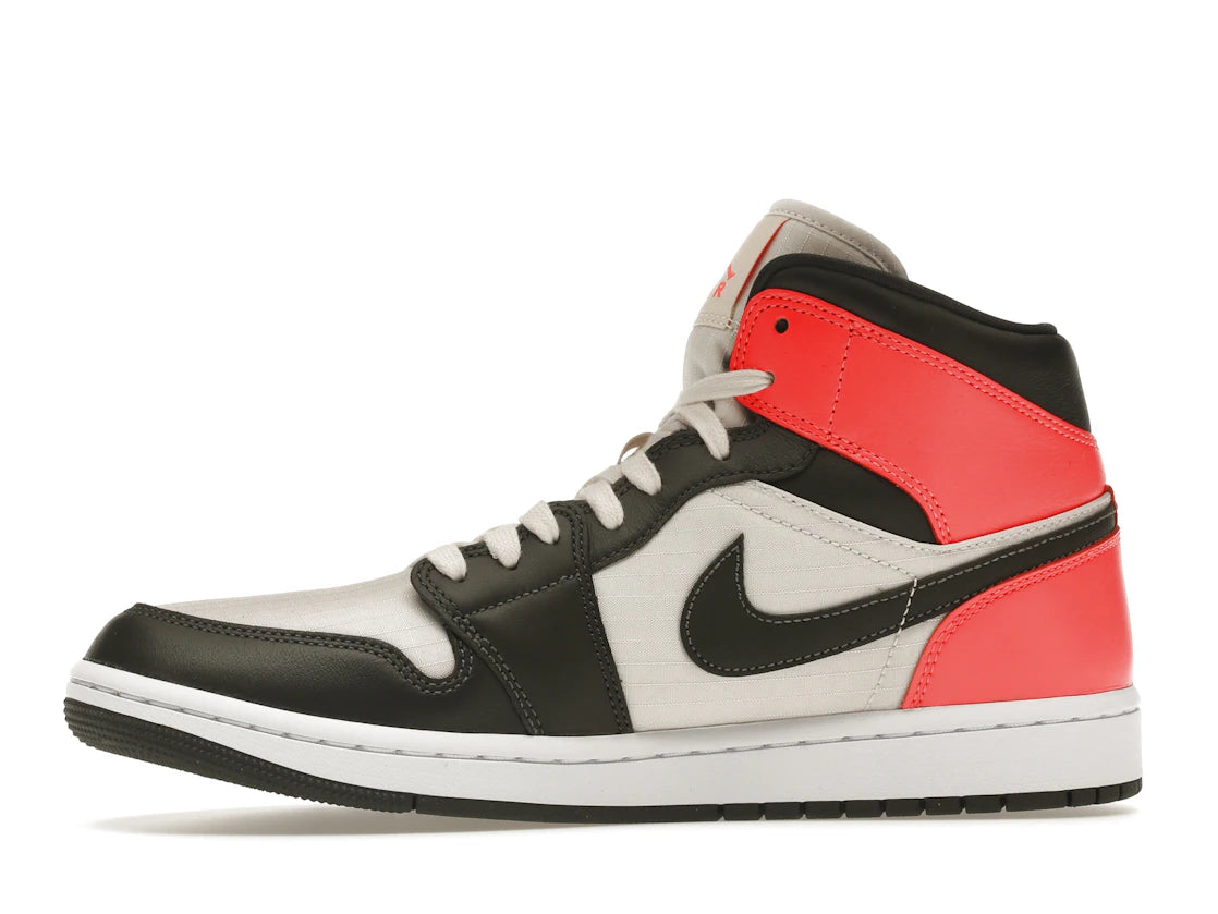 Jordan 1 Mid Newsprint Light Orewood Brown