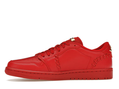 Jordan 1 Low Method of Make Gym Red Metallic Gold