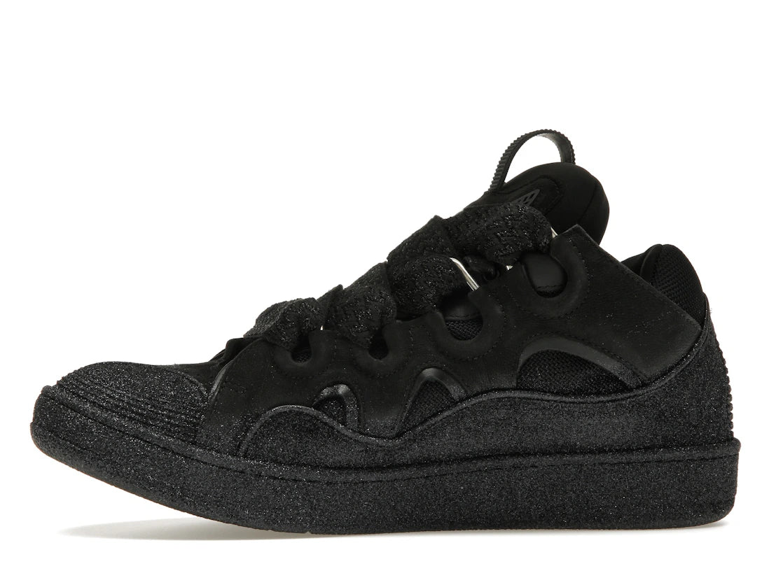 Lanvin Leather Curb Black Glitter
