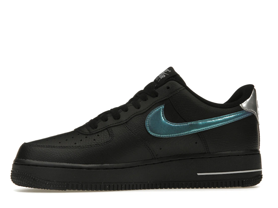 Nike Air Force 1 '07 Low Black Blue Lightning