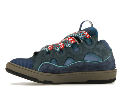 Lanvin Leather Curb Taurus Blue