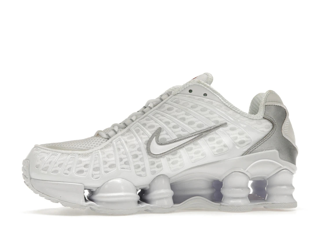 Nike Shox TL White Metallic Silver Max Orange