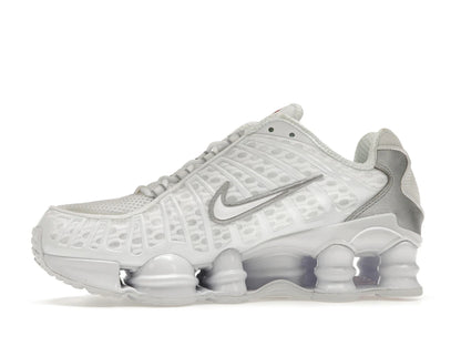 Nike Shox TL White Metallic Silver Max Orange