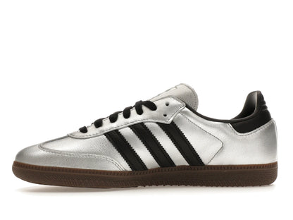 adidas Samba OG Silver Metallic Black Gum