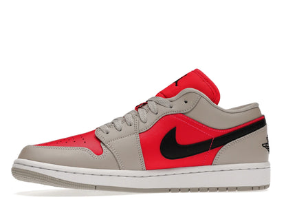 Jordan 1 Retro Low Light Iron Ore Siren Red