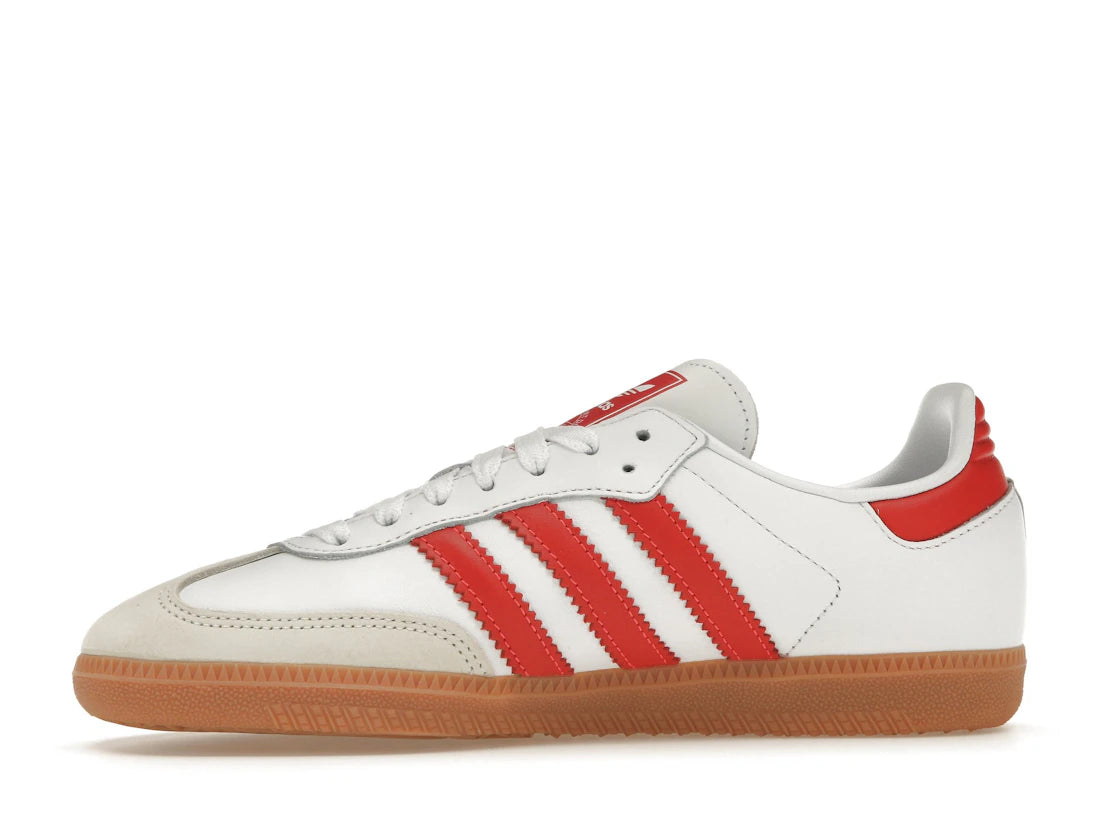 adidas Samba OG White Solar Red Gum