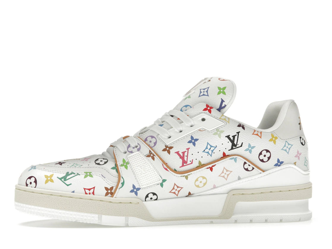 Louis Vuitton LV Trainer Takashi Murakami White