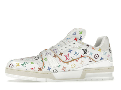 Louis Vuitton LV Trainer Takashi Murakami White