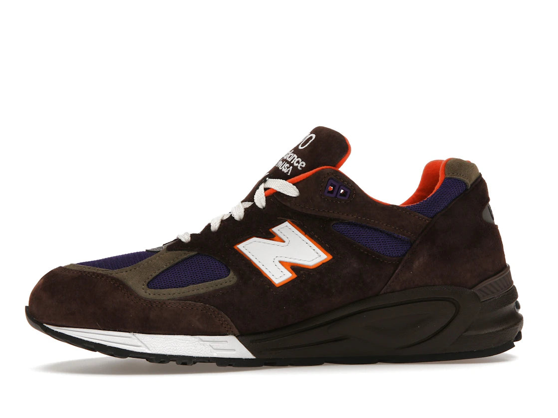 New Balance 990v2 MiUSA Brown Purple