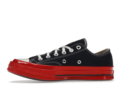 Converse Chuck Taylor All Star 70 Ox Comme des Garcons PLAY Black Red Midsole