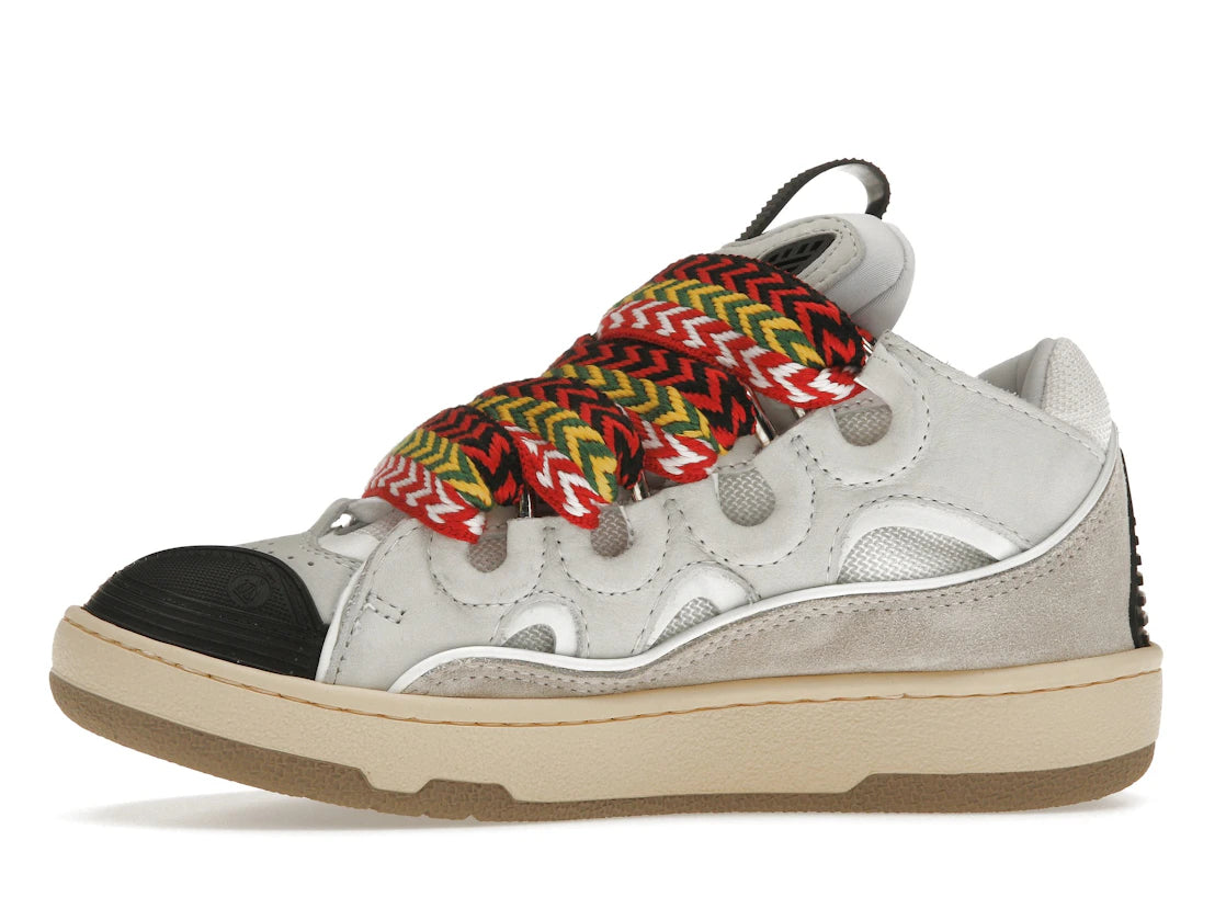 Lanvin Leather Curb White Black Gum