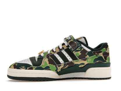 Adidas Forum 84 Low Bape 30th Anniversary Green Camo