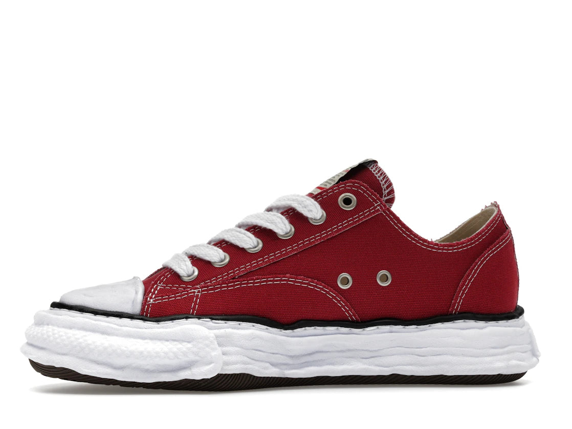 Maison Mihara Yasuhiro Peterson 23 OG Sole Canvas Low Bordeaux