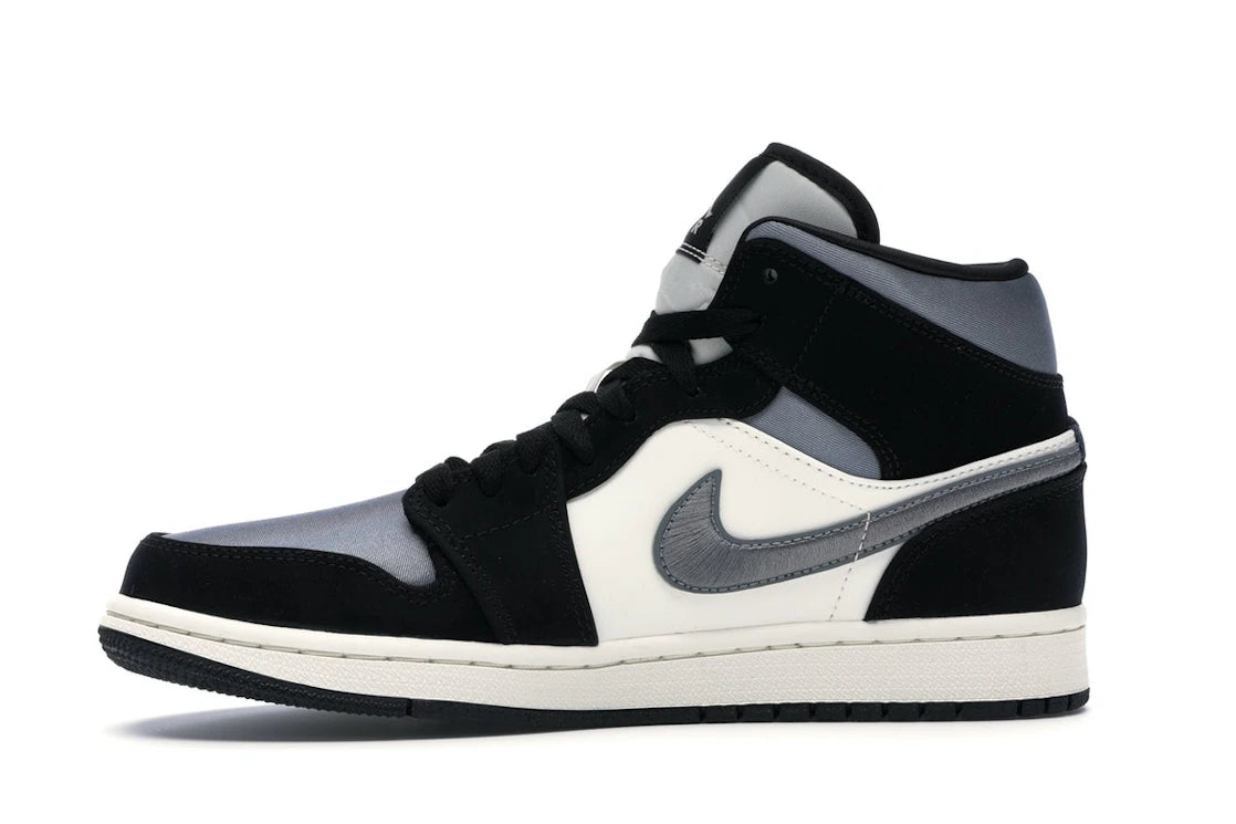 Jordan 1 Mid Satin Gray Toe (Men's)