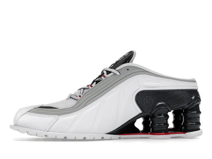 Nike Shox MR4 Mule Martine Rose Metallic Platinum Varsity Red