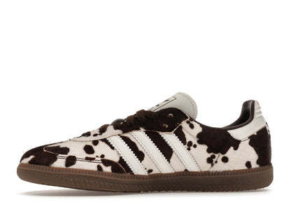 adidas Samba OG Cow Print Dark Brown White
