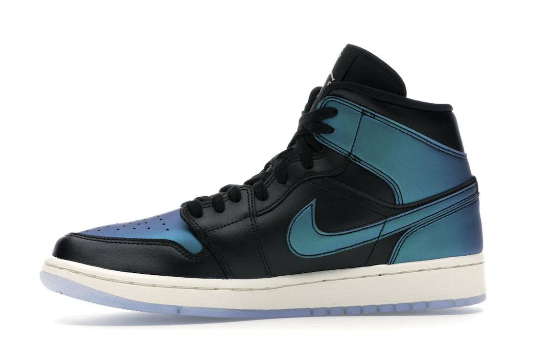 Jordan 1 Mid Iridescent Black
