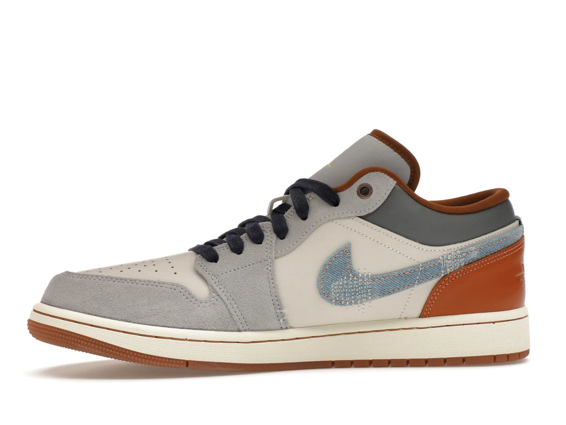 Jordan 1 Low SE Phantom Repaired Denim Swoosh