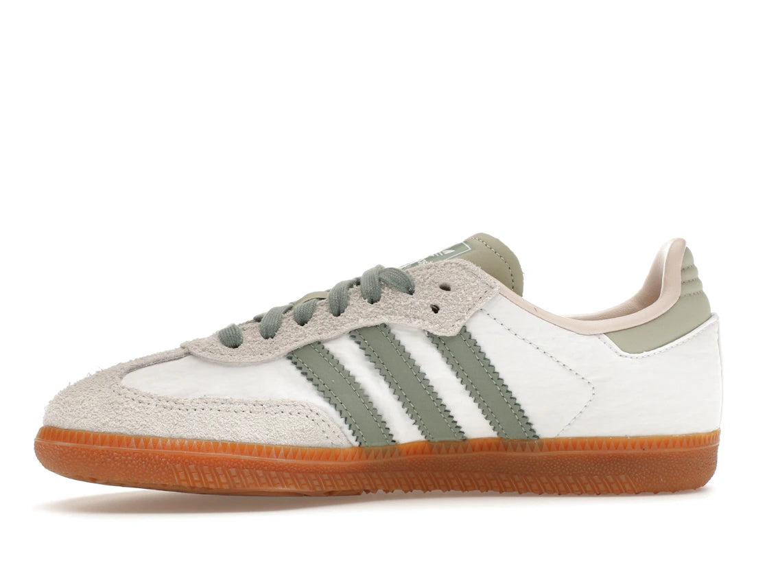 adidas Samba OG Argent Vert Mastic Mauve (Femme)