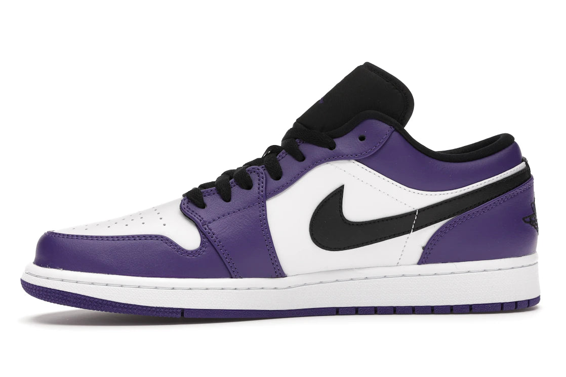 Jordan 1 Low Court Purple White