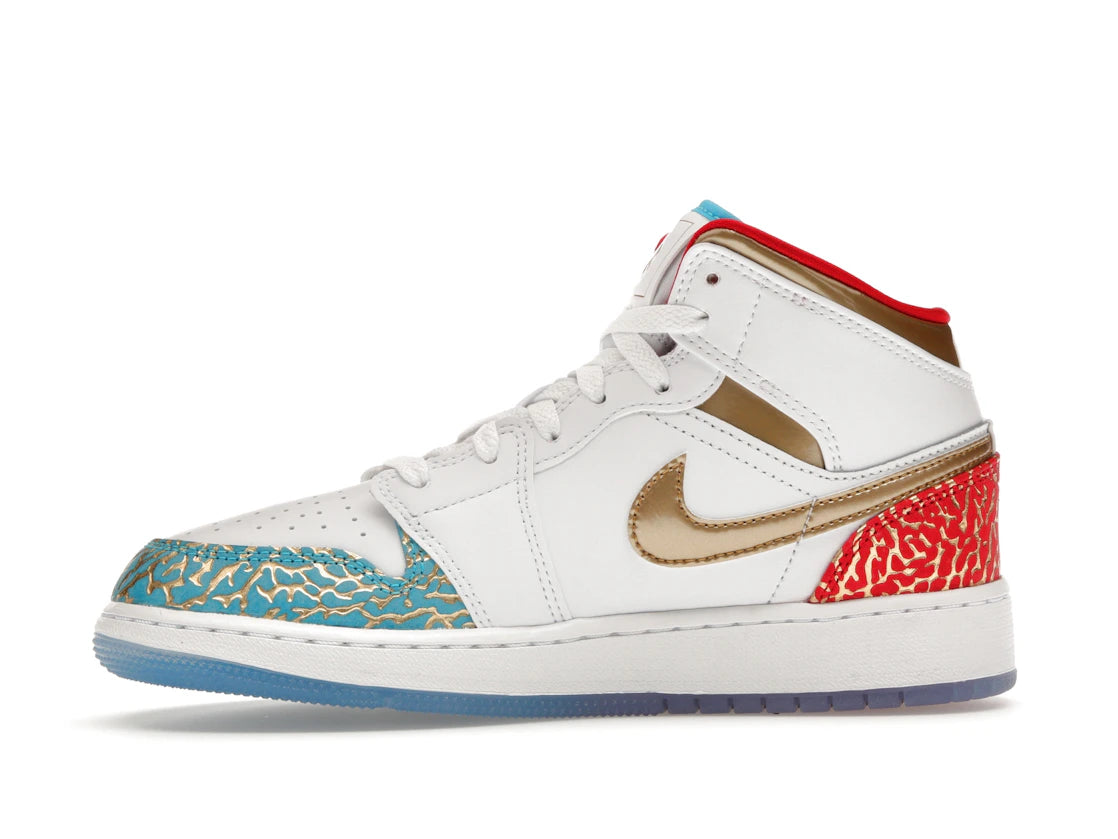 Jordan 1 Mid Sneaker School NC to Chicago