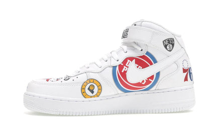 Nike Air Force 1 Mid Supreme NBA White