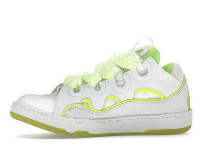 Lanvin Curb Sneaker White Fluo Yellow