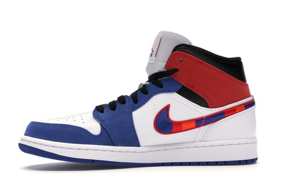 Jordan 1 Mid Multi-Color Swoosh