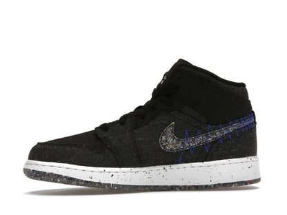 Jordan 1 Mid SE Crater Black