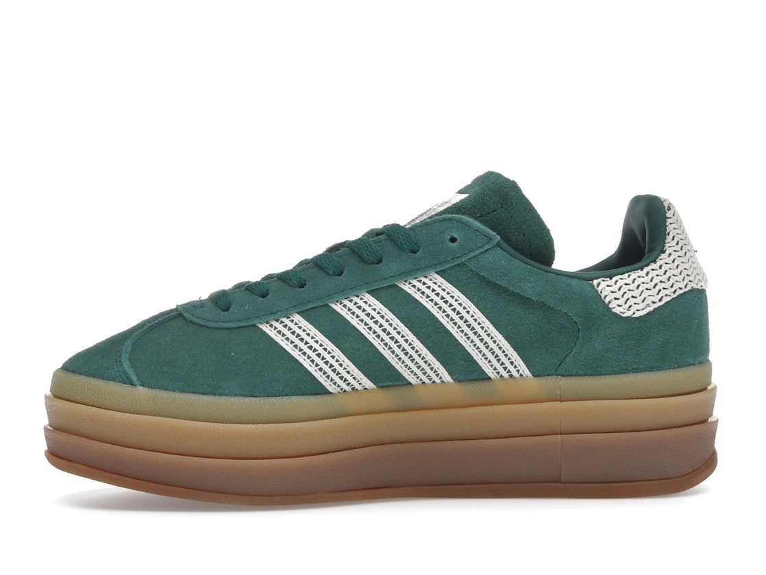 adidas Gazelle Bold Collegiate Green White Gold