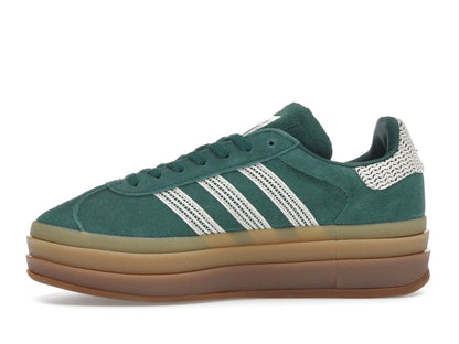 adidas Gazelle Bold Collegiate Green White Gold
