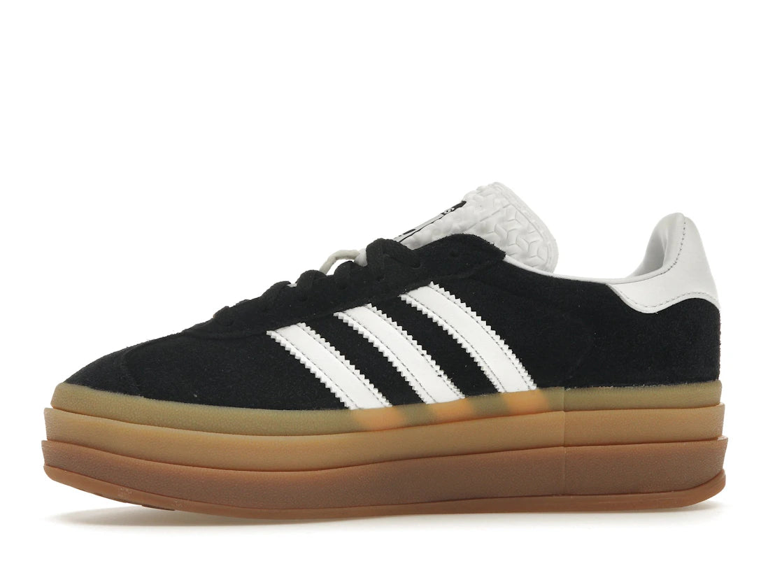 adidas Gazelle Bold Noir Blanc Gomme (Femme)