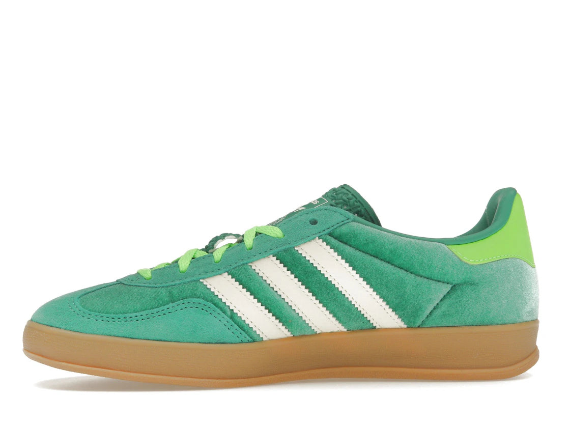 adidas Gazelle Indoor Semi Court Vert Velours (Femme)