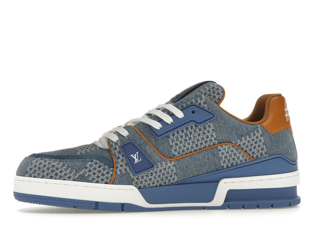 Louis Vuitton LV Trainer Blue Damier 3D Denim