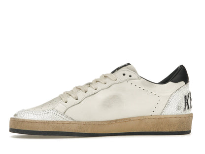 Golden Goose Ball-Star Low White Nappa Black Star