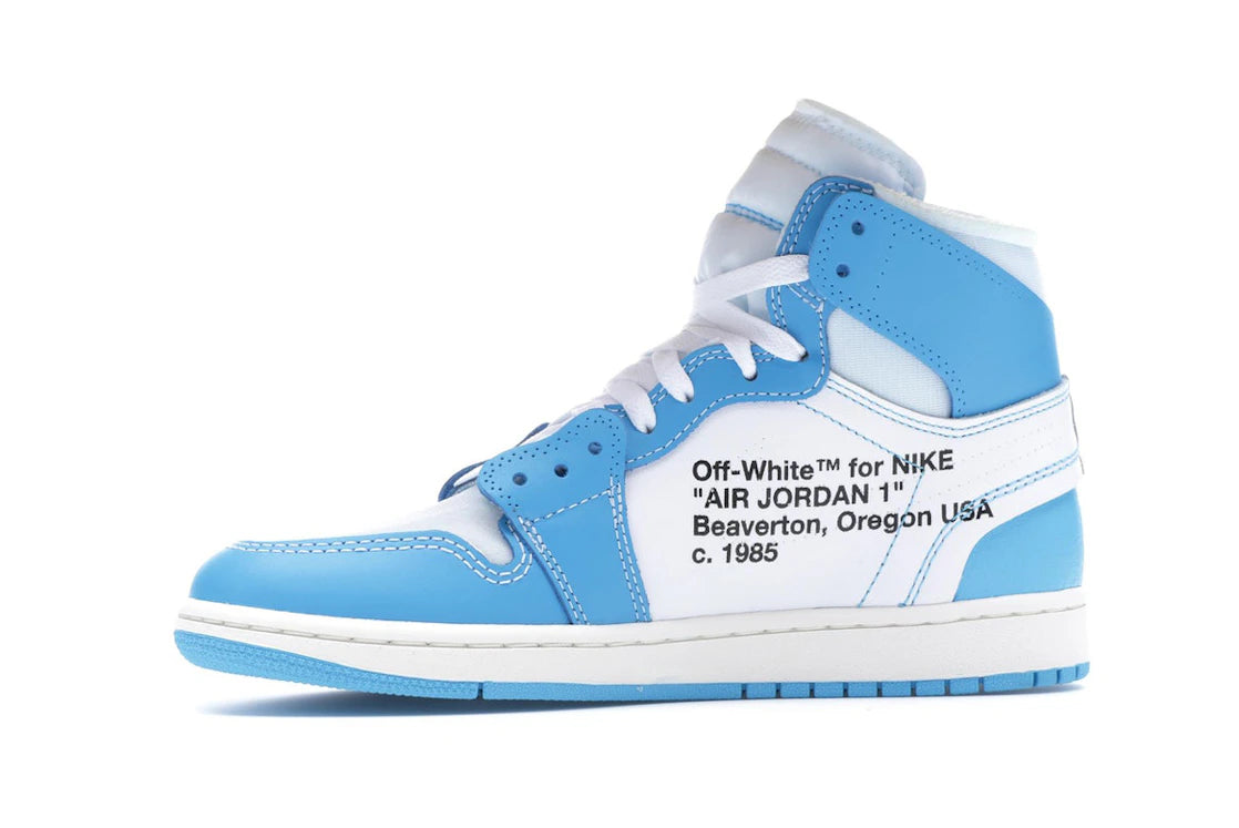 Jordan 1 Retro High Off-White University Blue (Homme)