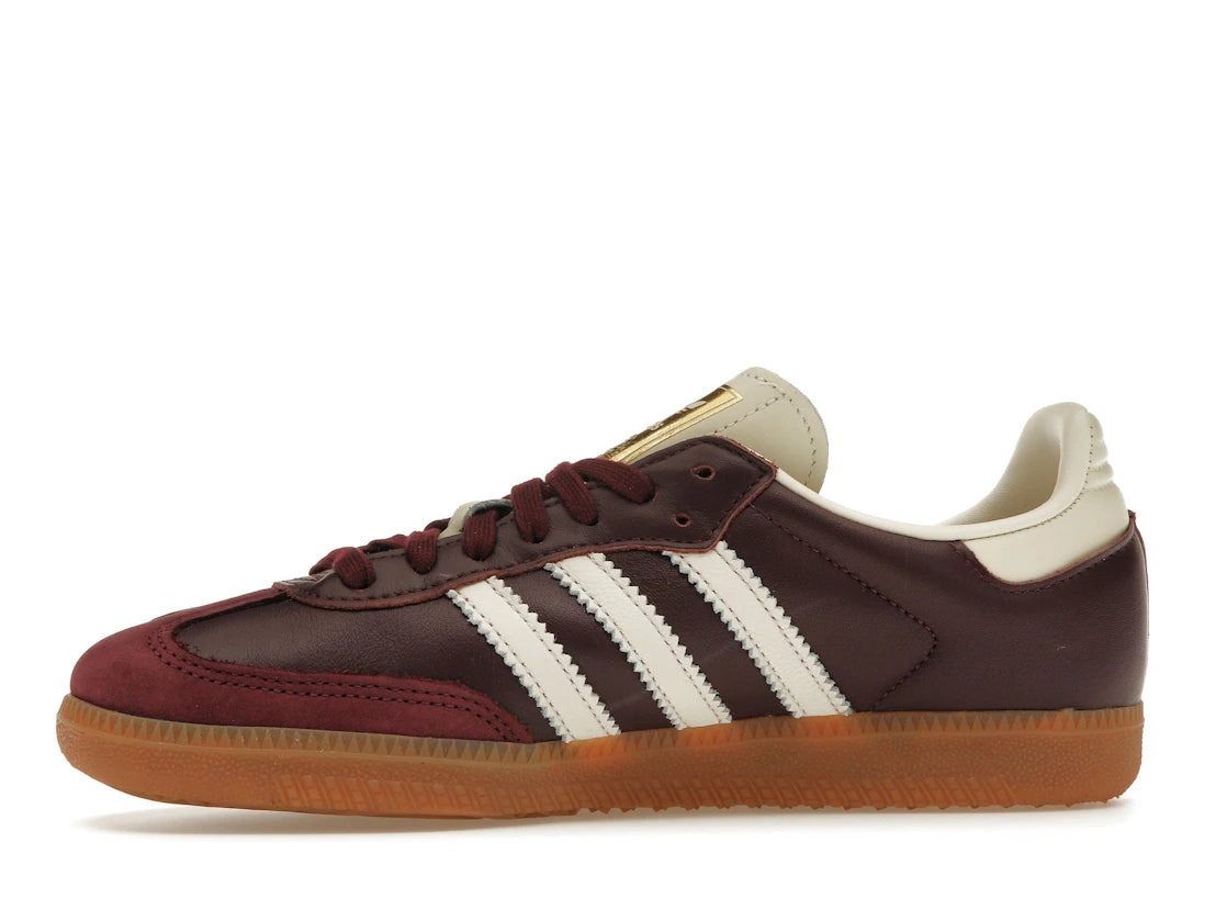 adidas Samba OG Maroon Gold Metallic