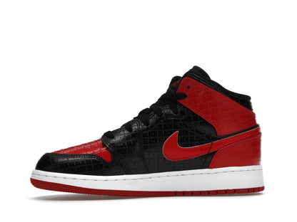Jordan 1 Mid Bred Text