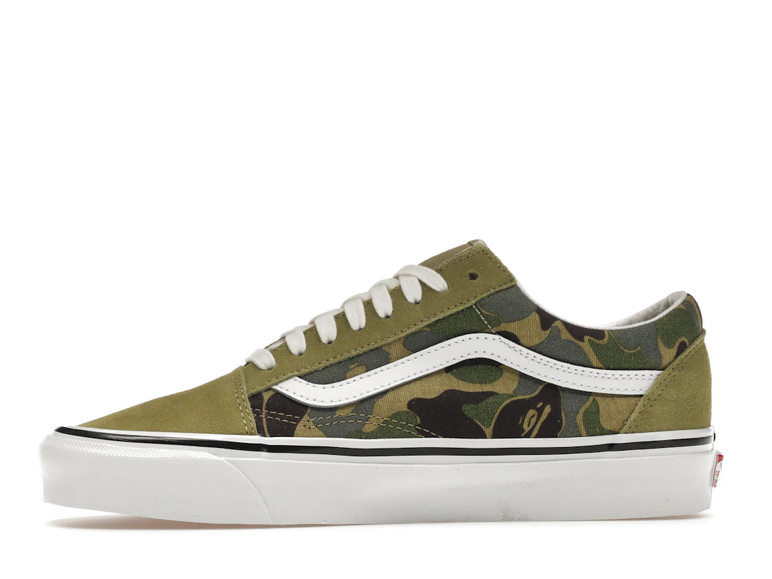 Vans Old Skool 36 DX Bape Green ABC Camo