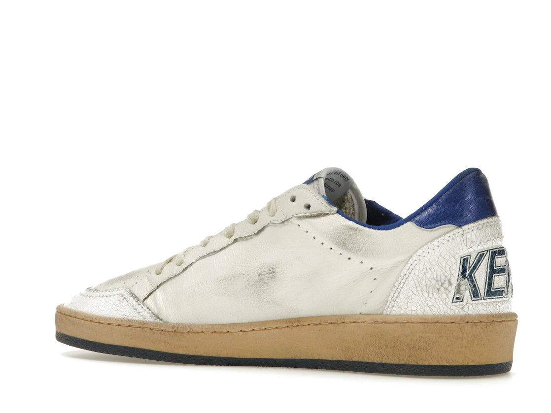 Golden Goose Ball-Star Low White Bluette