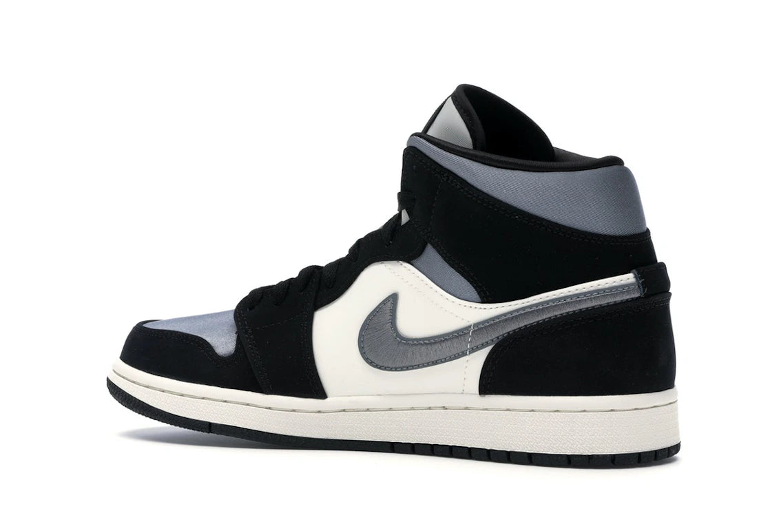Jordan 1 Mid Satin Gray Toe (Men's)