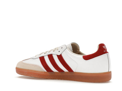 adidas Samba Sporty & Rich White Collegiate Burgundy