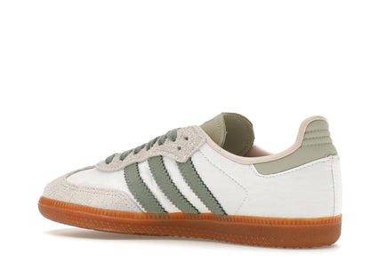 adidas Samba OG Argent Vert Mastic Mauve (Femme)