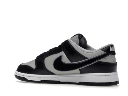 Nike Dunk Low Chenille Swoosh Black Grey