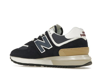 New Balance 574 Navy White Beige