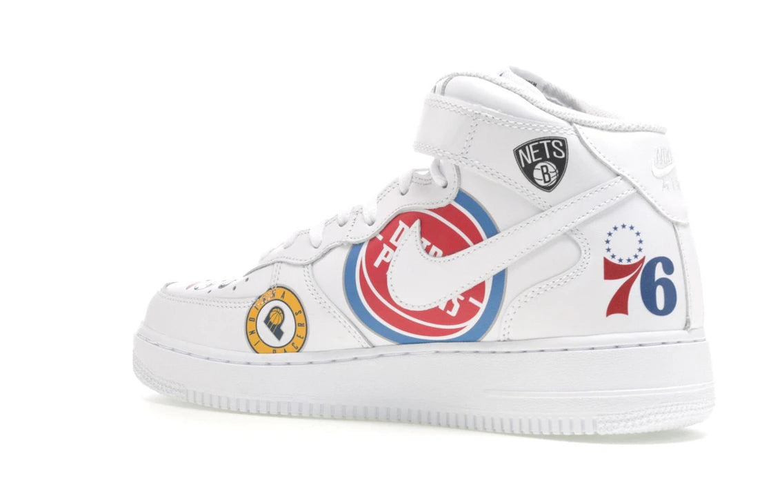 Nike Air Force 1 Mid Supreme NBA White