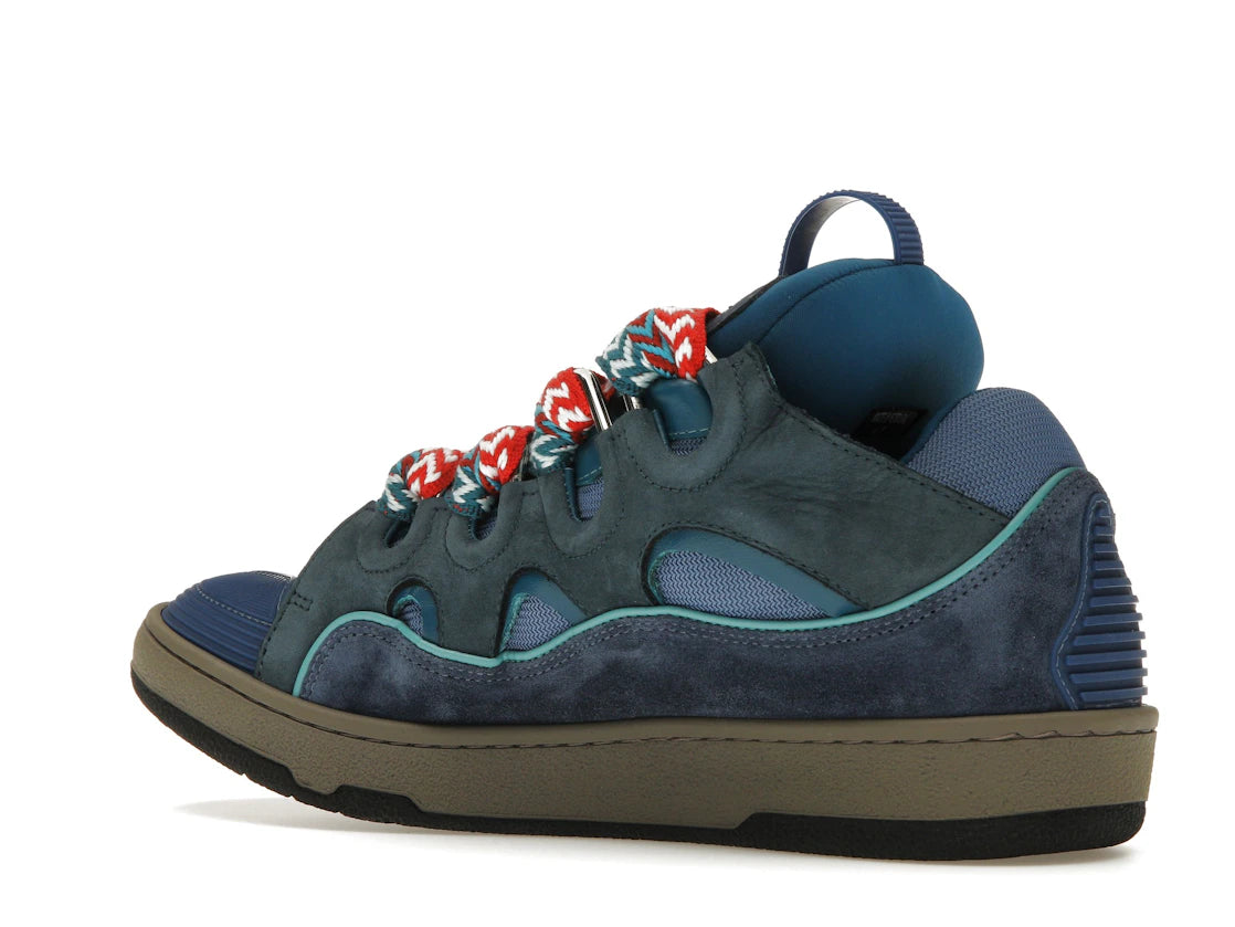 Lanvin Leather Curb Taurus Blue