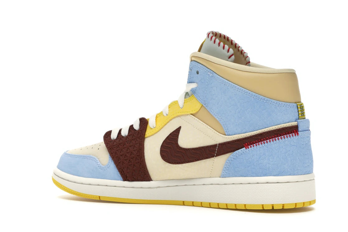 Jordan 1 Mid SE Fearless Maison Chateau Rouge