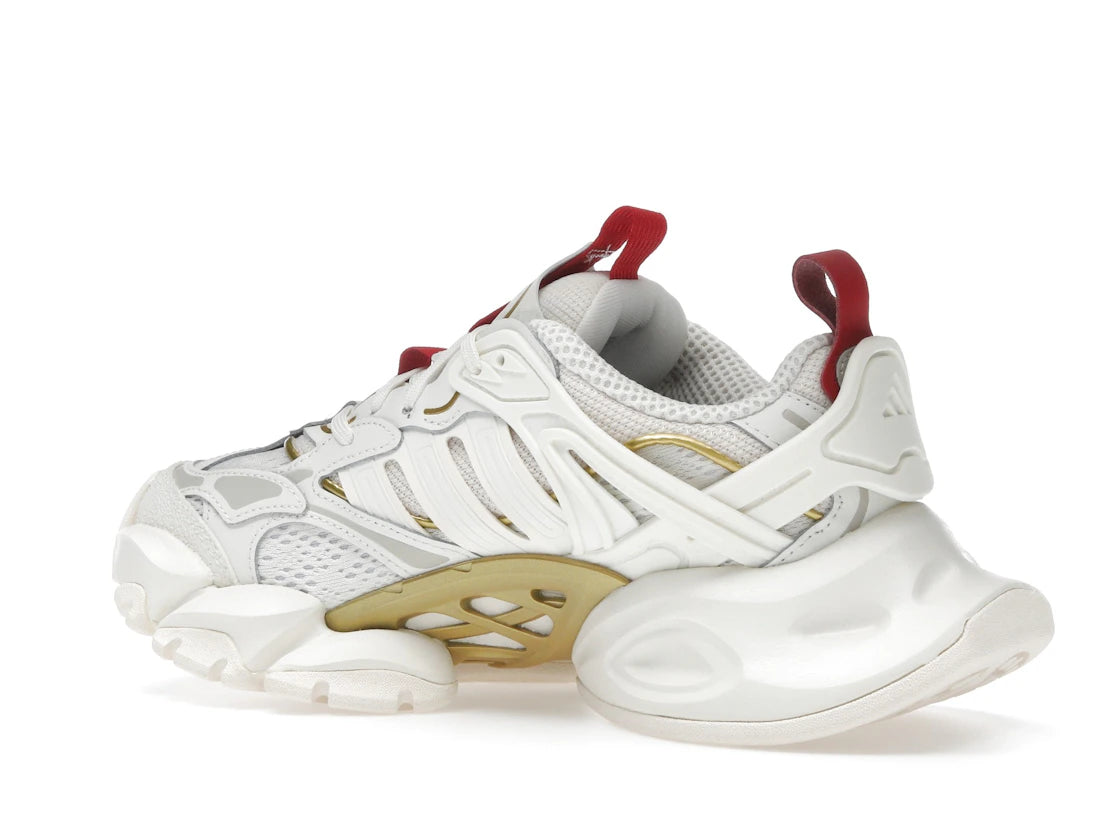 adidas XLG Runner Deluxe Off White Gold Metallic Red